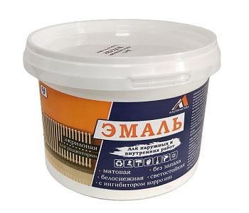 Эмаль для радиаторов матовая АЛЬТЕРНАТИВА 0,4 кг, 12шт/упак