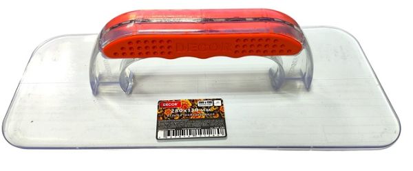 Кельма DEKOR трапецивидная (прозрачная)