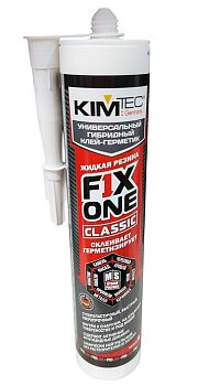 Клей-герметик MS "KIM TEK" FIX ONE белый 290 мл, 12шт