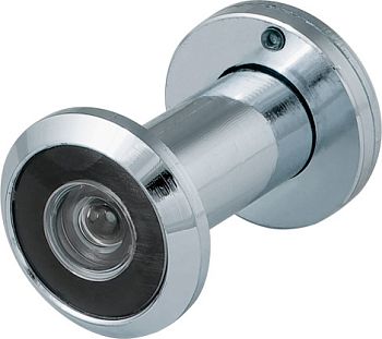 Глазок дверной, оптика пластик DV 1/60-35/S СР Хром