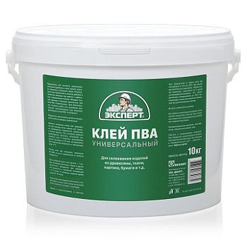 Клей на ПВА Эксперт УНИВЕРСАЛЬНЫЙ 10 кг