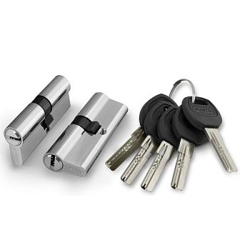 Цилиндр.механизм A2000Key90 (А200/90) (35+10+45) SN мат. никель 5 кл.