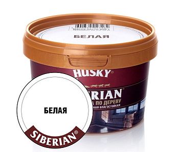 HUSKY ШПАТЛЕВКА по дереву Белая, 0,8 кг., 12 шт.