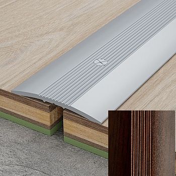 Универсальный стык 28мм 1,35 орех тёмный