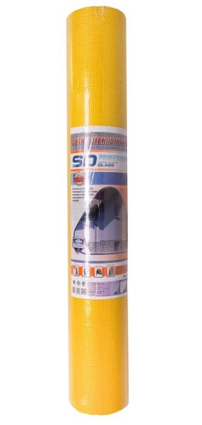 Сетка стекл.фасад SD-GLASS Professonal яч. 5х5, 145 гр 1 Х 20