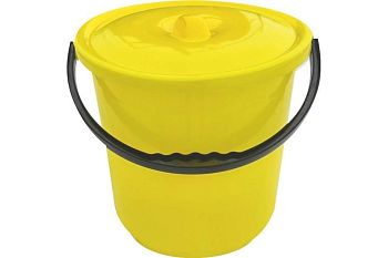 Ведро 10л ОНЕСТ пищевое с крышкой цветное ВК-01 10шт