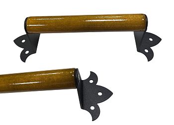 Ручка тройное крепление Тюльпан d30, 22см