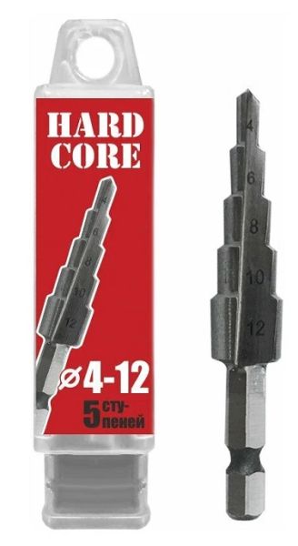 Сверло по мет. шаговое 4-12 мм (5 ступ.)