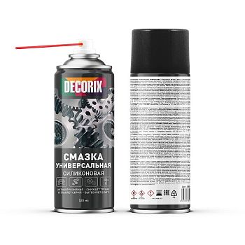 Смазка универсальная силиконовая DECORIX, 520 мл/12шт.