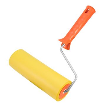 Валик д/прикат. обоев, резинов.180 мм, ручка 6 мм (45шт/уп)