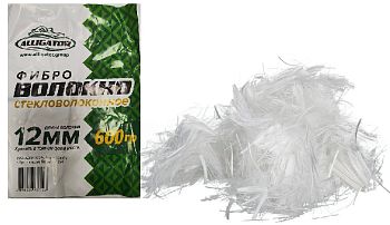 Фиброволокно СТЕКЛЯННОЕ стоительное 12мм/600гр ALLIGATOR, 55шт/уп