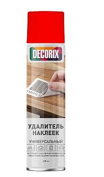 Аэрозольный удалитель наклеек DECORIX 400 мл/12шт