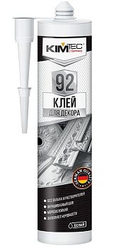 Клей "KIM TEC" 92 декор, белый 280 мл., 12 шт.