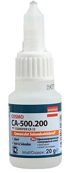 Клей Cosmofen CA-12, 20г/флакон прозрачный, 20 шт.