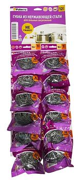 Губка нержавеющая сталь PATERRA 12шт