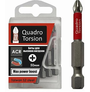 Бита 1/4" E6,3 Ph2-50мм (10 шт./кор.) "Quadro Torsion"