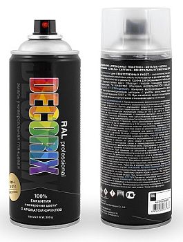 Аэроз. эмаль PROF. DECORIX RAL 1014 cлоновая кость 520мл/12