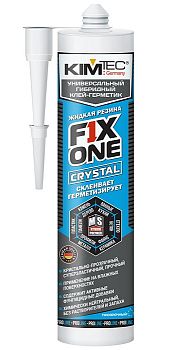 Клей-герметик MS "KIM TEK" FIX ONE прозрачный 290 мл, 12шт