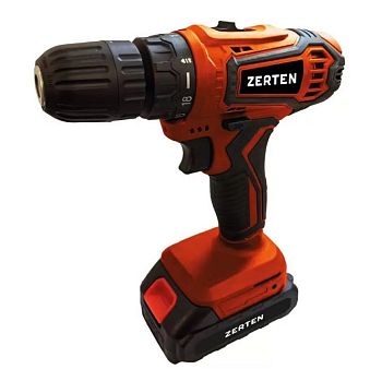 Аккумул. шуруповёрт ZERTEN 18В, кейс ASB-18S