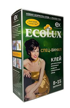 Клей ECOLUX Спец-Винил 300 гр., 20 шт.