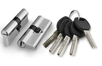 Цилиндр.механизм A2000Key80 (А200/80) (35+10+35) SN мат. никель 5 кл.